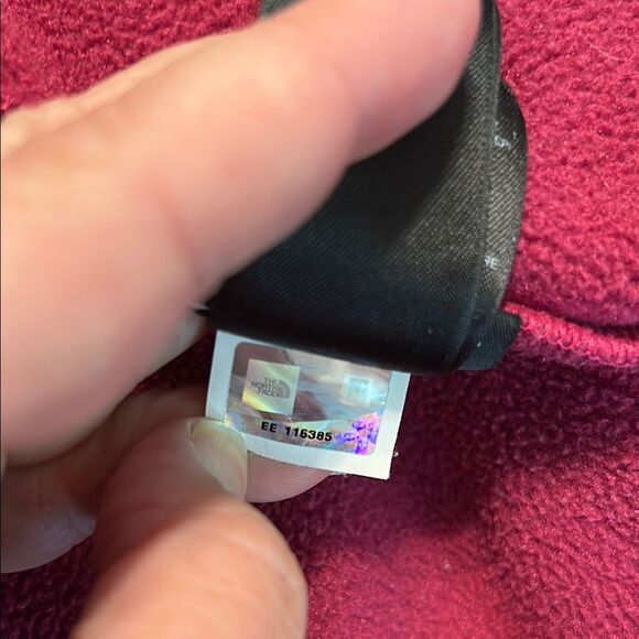 THE NORTH FACE Size Small Berry Fleece Denali Full Zip Jacket Mixed Media - Picture 10 of 10